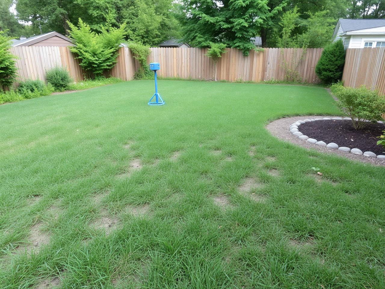 Before landscaping