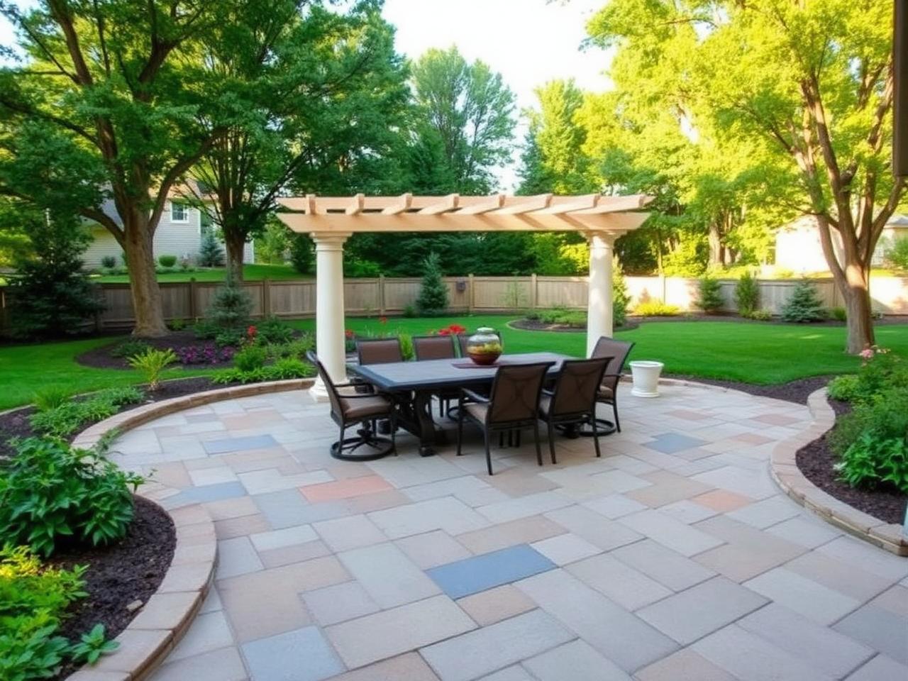 Paver Patio & Pergola